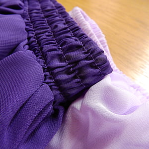 这种物质, 服装, 紫色, 详细, 雪