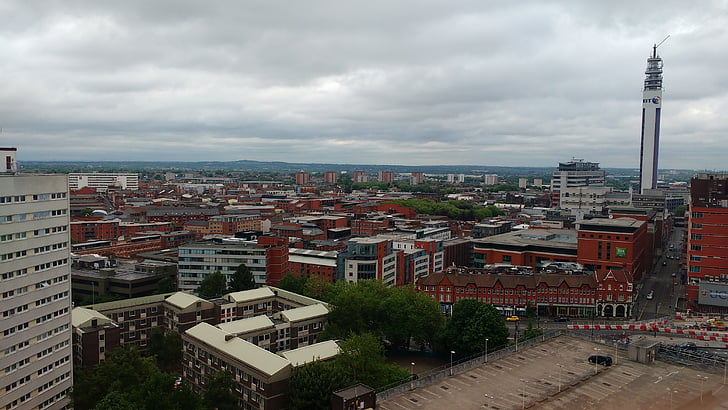 siluets, Birmingham, tornis