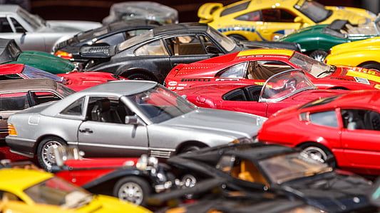 modelo de coches, coches de juguete, autos, cuarto de los niños, vehículos, coche, juego