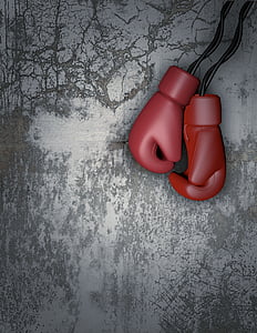 boxerské rukavice, Nástenné, box, kick box, boj, Muay thai, žiadni ľudia
