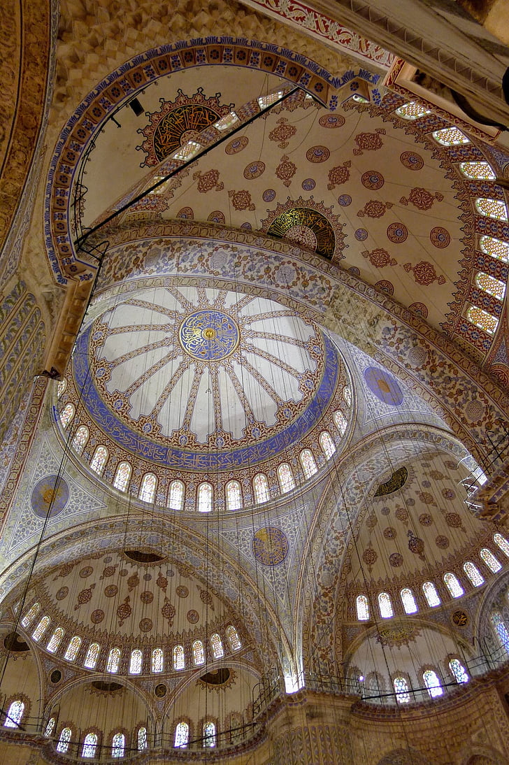 istanbul, blue mosque, turkey, mosque, architecture, monument, religious monuments