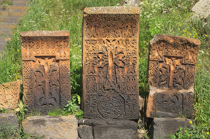 Arménsko, kreuzenstein, kameň, reliéf