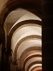 arkitektur, kirke, hvelv, Spania, Santiago de compostela, arkitektoniske kolonne, Arch