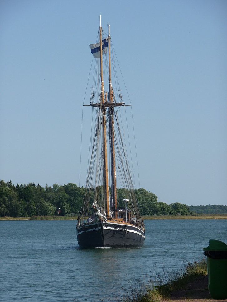 boat, finland, sea