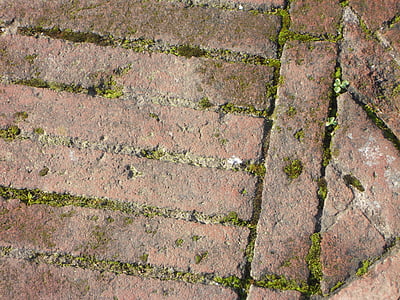 Brostein, stein, bakken, veien, unna, struktur, mønster