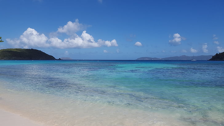Caribische Oceaan, rust, reizen, tropische, water, vakantie, paradijs