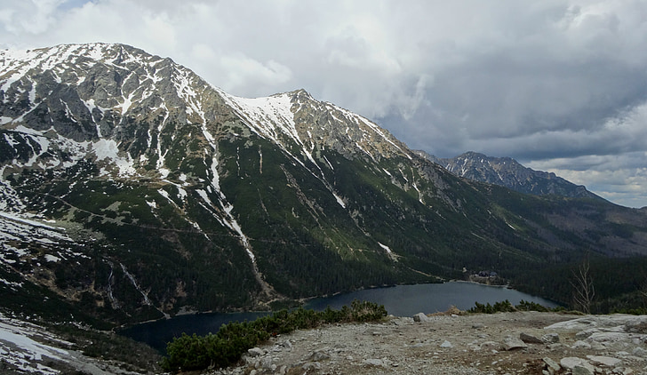 vuoret, Tatry, Morskie oko, Tatran, maisema, national park, korkeus