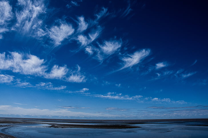 đám mây, màu xanh, sông, Argentina, hoàng hôn, Thiên nhiên, cảnh quan