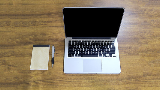 MacBook pro, Schreibtisch, Tabelle, Geschäft, clevere, Computer, Corporate