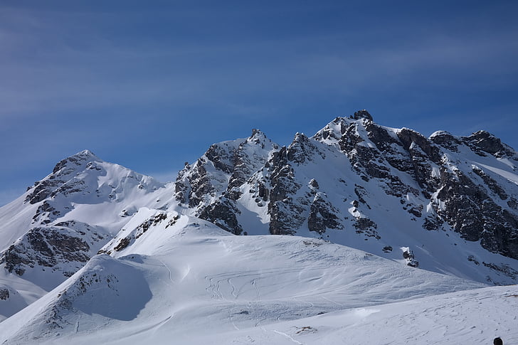 fjell, Pizol, skiområdet