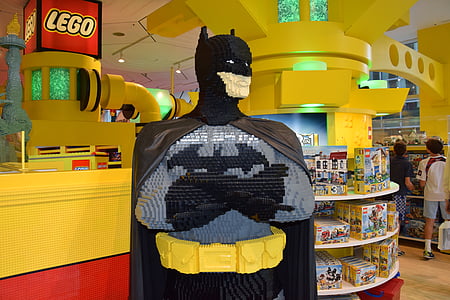 New york, đi du lịch, Lego, Bat man, siêu anh hùng, con số