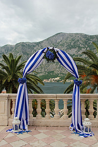 szerelem, cél, esküvő, hegyek, óceán, Montenegró, bemenet