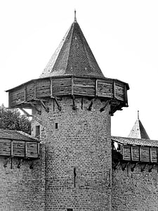 torreta, defesas, pináculo, Torre, fortificação, Fortaleza, pedra