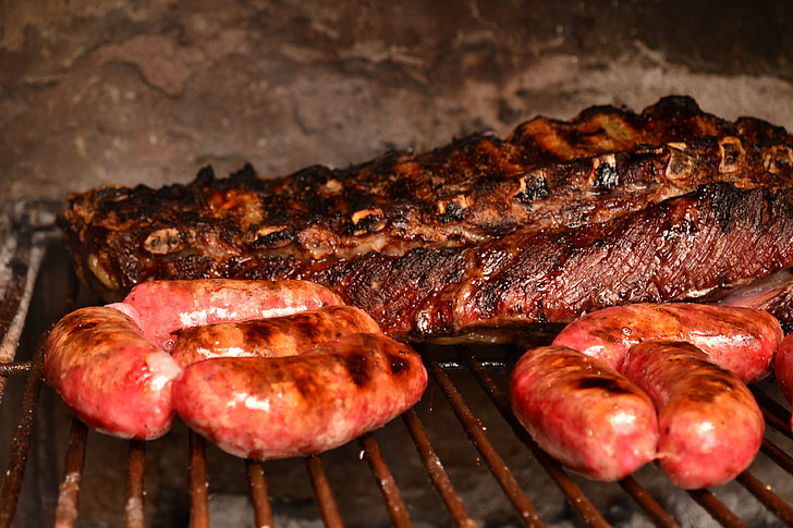 viande bovine, barbecue, viande, saucisse, boeuf d’Argentine, Angus, alimentaire