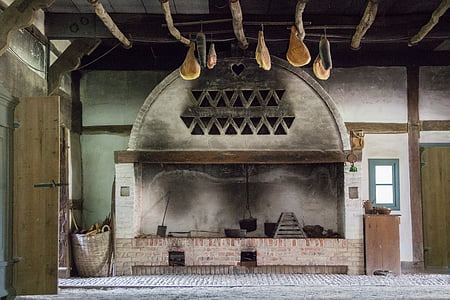fireplace, stone oven, oven, wood burning stove, nostalgia, cooking facility, historically