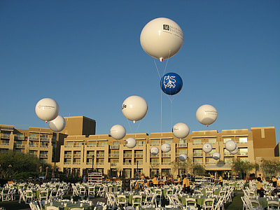 globus publicitaris, globus d'heli, globus, globus d'esdeveniment