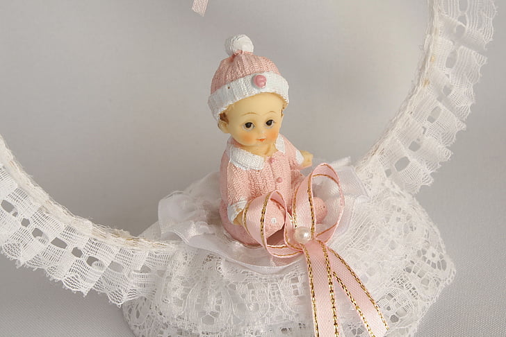 cintes, nadó, Dutxa del nadó, teixit, en miniatura, regal, tela de puntes