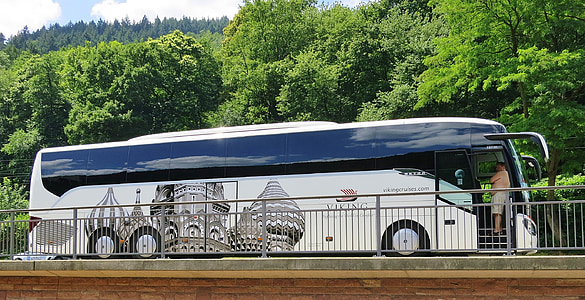 Coach, buss, reise, ferie, offentlige transportmidler
