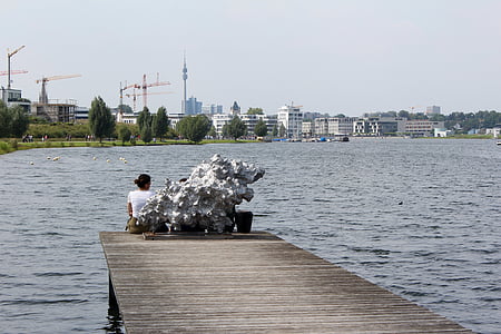 Dortmundas, Feniksas ežeras, vandens, interneto, Poilsio, atsipalaiduoti, institucija