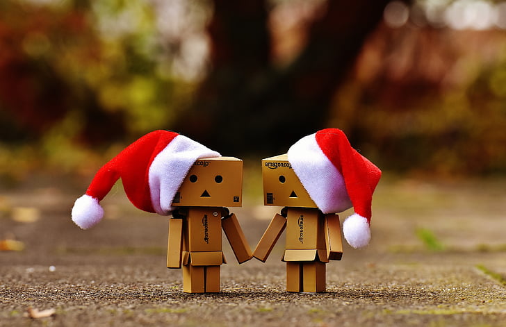 Danbo, Ziemassvētki, stāvs, kopā, roku rokā, mīlu, kopības