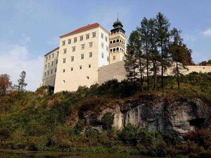 pieskowa skała замък, Полша, замък, архитектура, сграда, Паметник