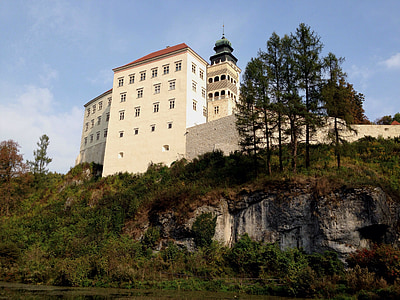 Castelo de Pieskowa skała, Polônia, Castelo, arquitetura, edifício, Monumento