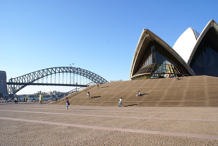 Sydneyn oopperatalo, rakennus, arkkitehtuuri, Taidekeskus, Australia, Jørn utzon, bennelong kohta
