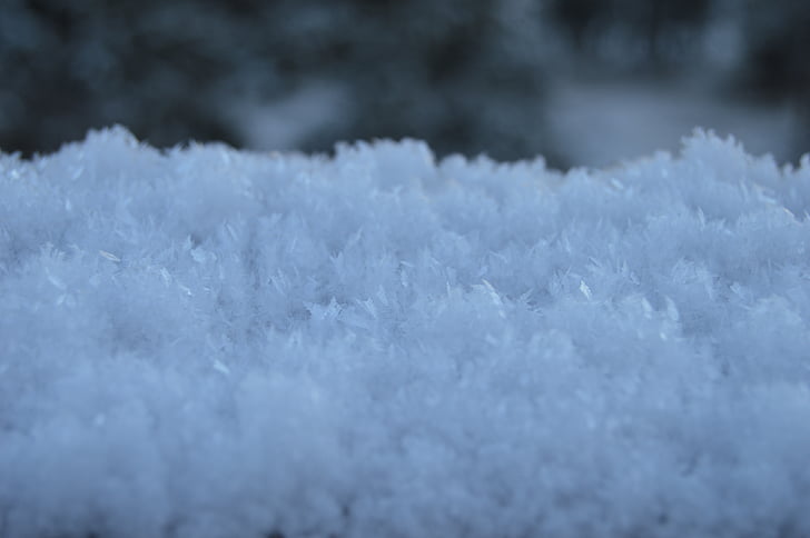 kristal es, salju, embun beku, dingin, kepingan salju, tekstur, musim dingin