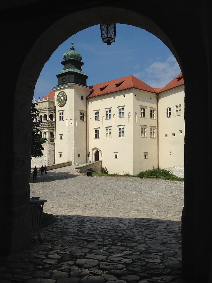 Castle, Pieskowa skała castle, Poola, hoone, muuseum, Monument, arhitektuur