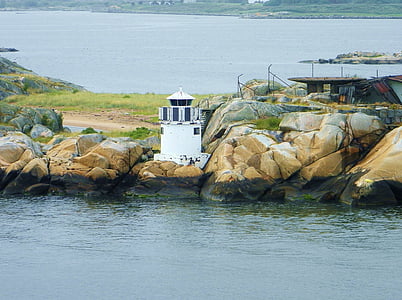 Deniz feneri, ada, Kopenhag, Danimarka