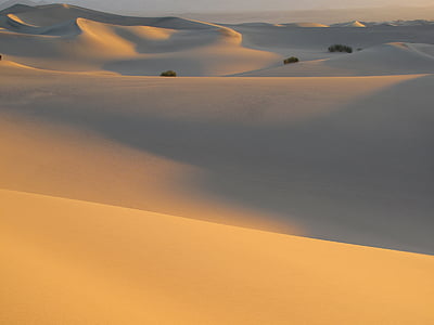 gurun, pasir, Dunes, matahari terbenam, scenics, tenang adegan, alam