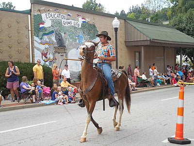 häst, Parade, tradition, kultur, part, historia, Downtown