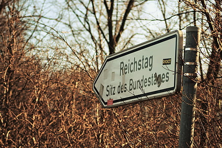 berlin, sign, germany