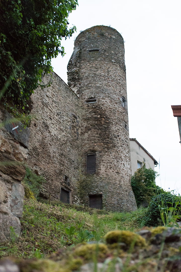 성, 타워, 중세, 요새, 망루, 관측 탑, 파 멸