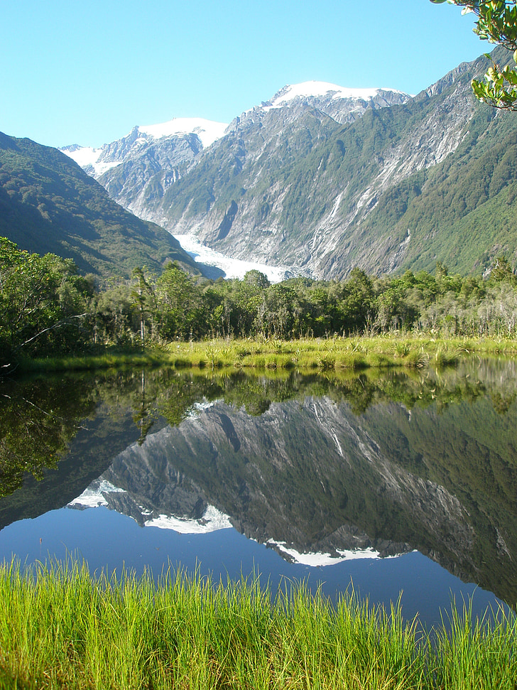 Нова Зеландия, Портрет, декори, вдъхновяващи, изглед, природата, езеро