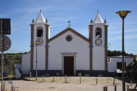 church, building, bell tower