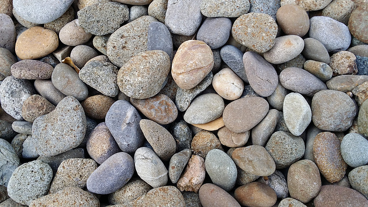 pebbles, background, stone, stone background, texture, abstract, natural
