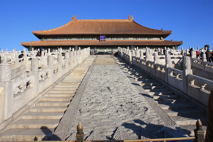 forbidden city, imperial palace, beijing, china, unesco, world heritage, palace
