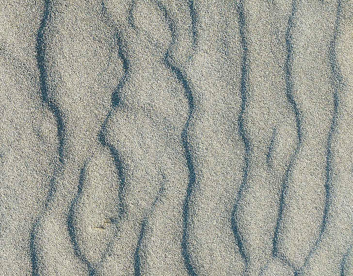 arena, desierto, ondas