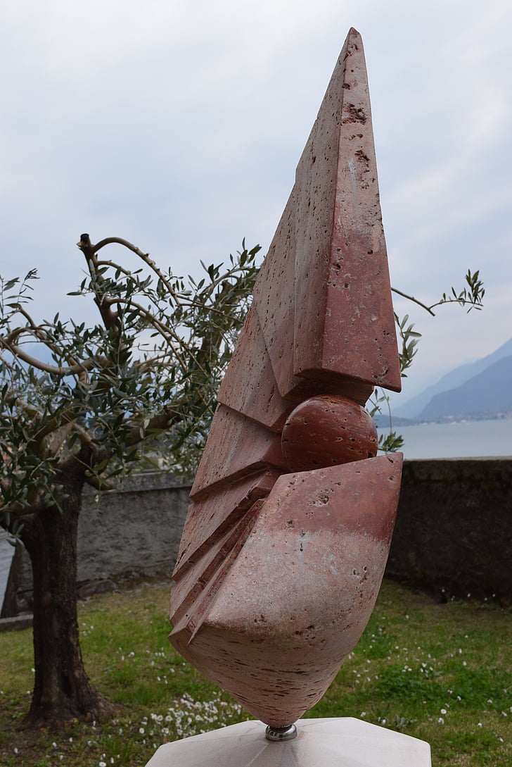 Skulptur, Stein, Steinskulptur, Marmor, Italien, Comer See, Como
