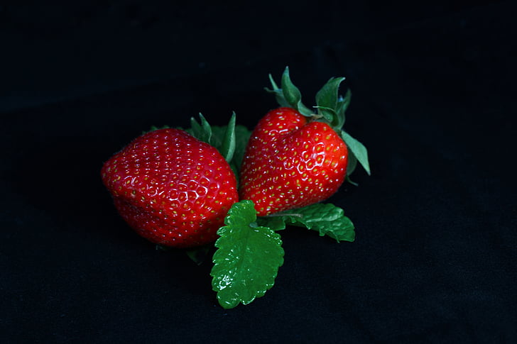 fraise, fruits, rouge, Sweet, juteuse, délicieux, en bonne santé
