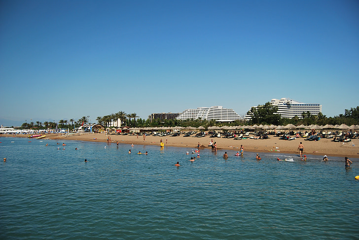 Antalya, Beach, Belek-Antalya, a Hotel, mediterrán, Resort, Riviera