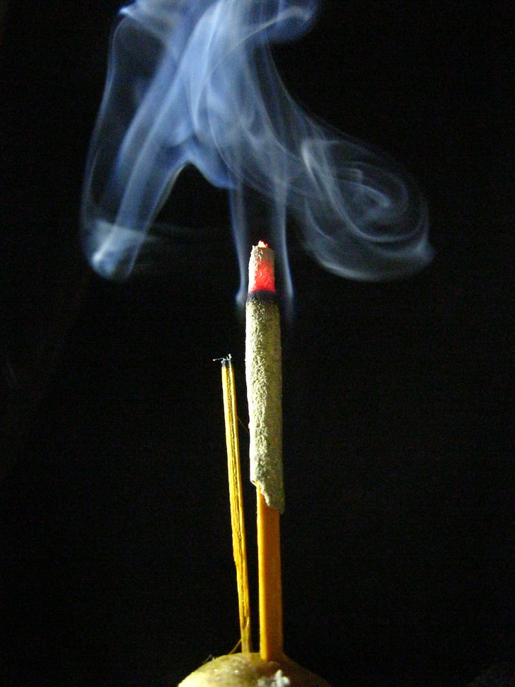 smoke, background, prayer, aroma, texture, wave, incense stick