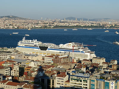 Istanbul, Tyrkiet, Bosporus, havet, Outlook, Se, gamle bydel