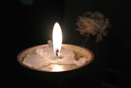 a lume di candela, candela, atmosfera, differenza, Koyo, statici, pazienza