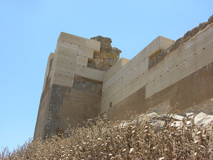 ผนัง, alcazaba, ของราชินี, บาดาจอซ