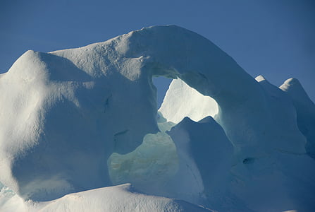 Ґренландія, айсберг, лід, сніг, взимку, Природа, Гора