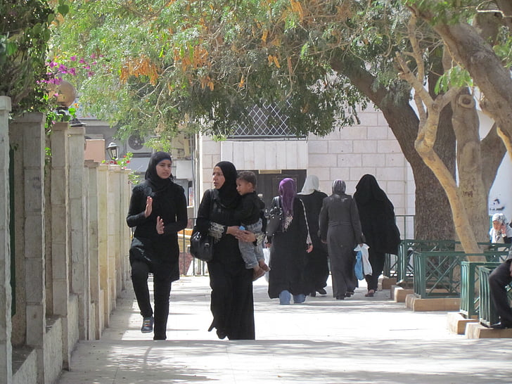 γυναίκες, αγορά, πέπλο, Ιορδανία, AkaBA