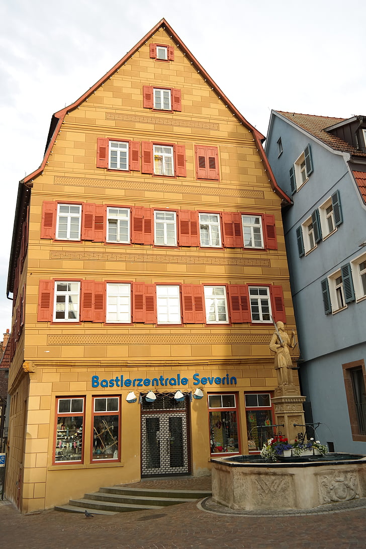 Waiblingen, Stadtmitte, centrs, pilsēta, waiblinger centrs, centrs, vēsturiskā vecpilsēta
