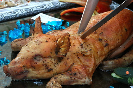 varken, varkensvlees, voedsel, vlees, vlees snijden, Benicarló, Restaurant